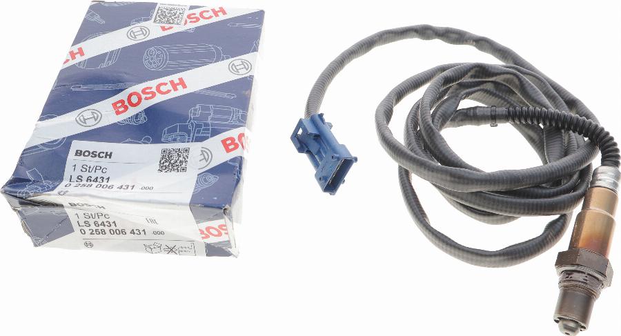 BOSCH 0 258 006 431 - Лямбда-зонд, датчик кислорода www.autospares.lv