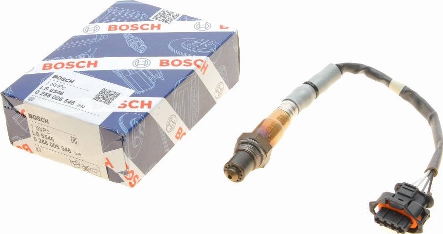 BOSCH 0 258 006 546 - Лямбда-зонд, датчик кислорода www.autospares.lv