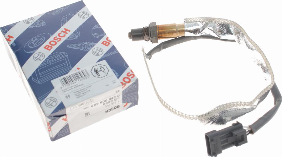 BOSCH 0 258 006 682 - Лямбда-зонд, датчик кислорода www.autospares.lv