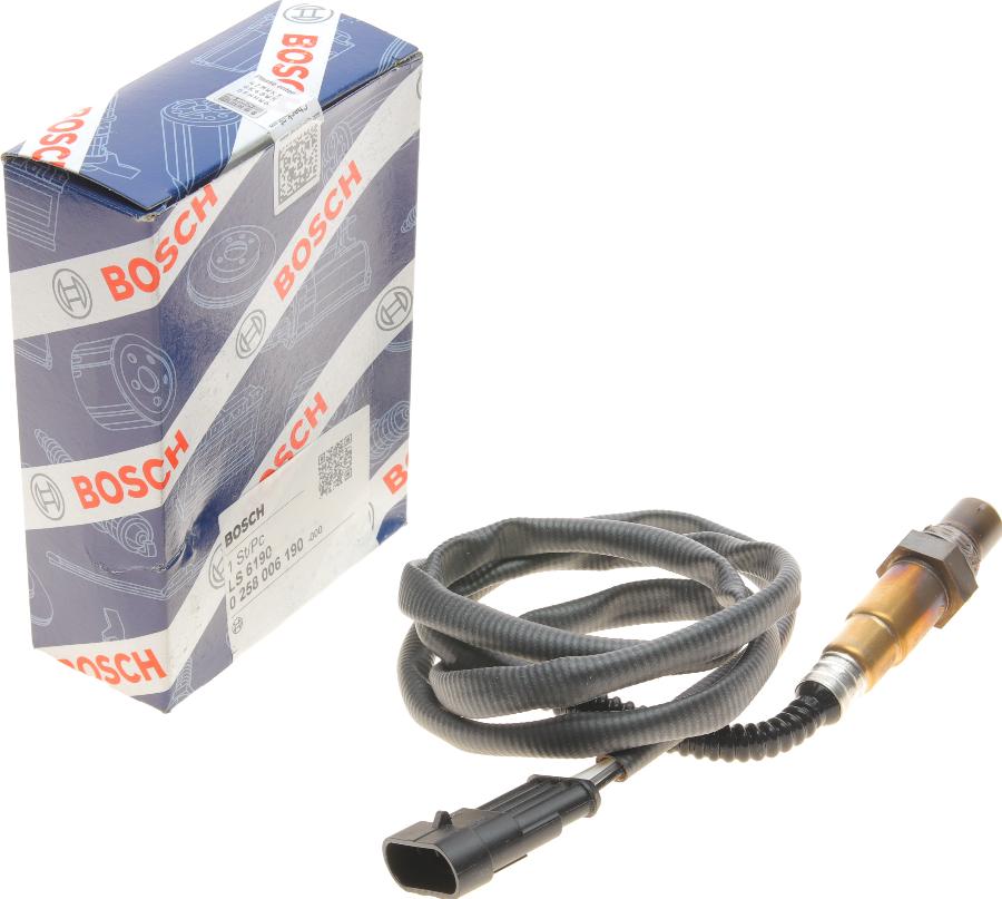 BOSCH 0 258 006 190 - Lambda Sensor www.autospares.lv