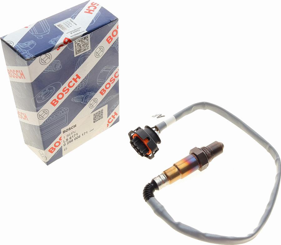 BOSCH 0 258 006 171 - Lambda zonde www.autospares.lv