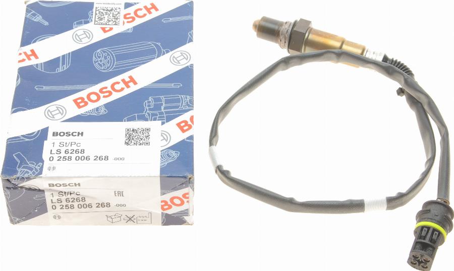 BOSCH 0 258 006 268 - Lambda zonde www.autospares.lv