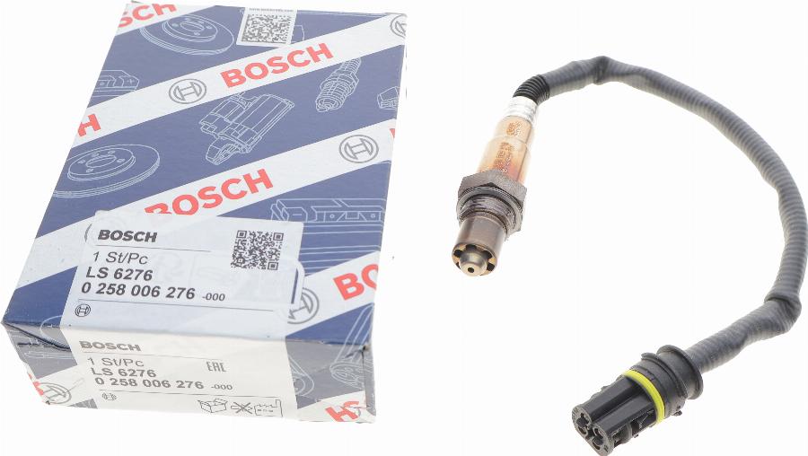 BOSCH 0 258 006 276 - Лямбда-зонд, датчик кислорода www.autospares.lv