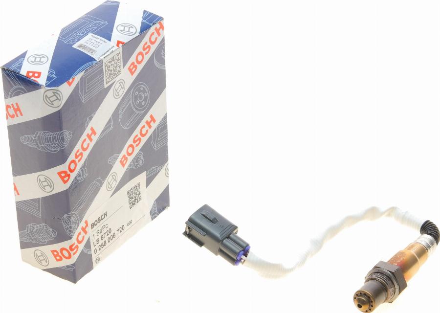 BOSCH 0 258 006 720 - Лямбда-зонд, датчик кислорода www.autospares.lv