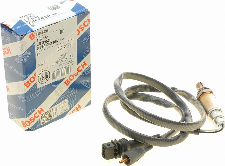 BOSCH 0 258 003 957 - Lambda Sensor www.autospares.lv