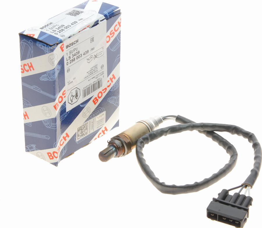 BOSCH 0 258 003 439 - Lambda zonde www.autospares.lv