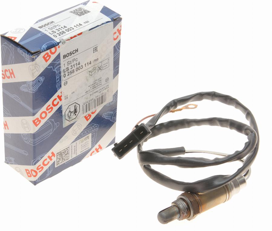 BOSCH 0 258 003 114 - Lambda Sensor www.autospares.lv