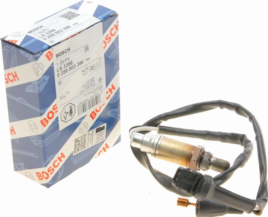 BOSCH 0 258 003 396 - Lambda zonde autospares.lv