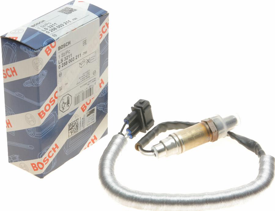 BOSCH 0 258 003 211 - Lambda zonde www.autospares.lv