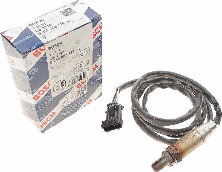 BOSCH 0 258 003 719 - Lambda Sensor www.autospares.lv