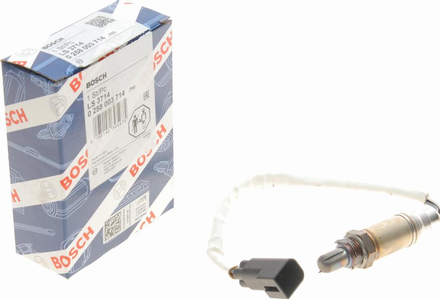 BOSCH 0 258 003 714 - Lambda zonde www.autospares.lv