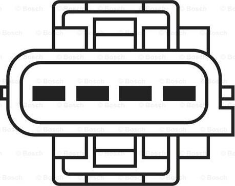 BOSCH 0 258 003 716 - Lambda zonde autospares.lv