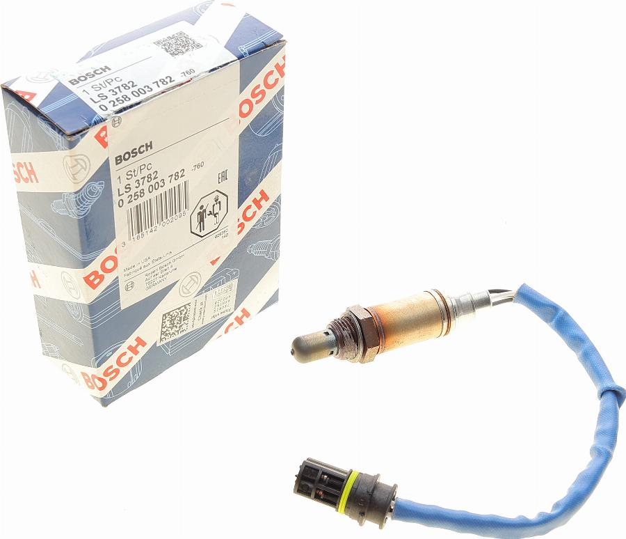 BOSCH 0 258 003 782 - Lambda zonde www.autospares.lv