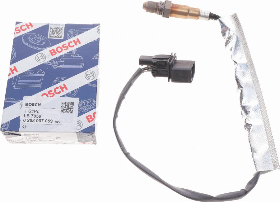 BOSCH 0 258 007 059 - Lambda zonde www.autospares.lv