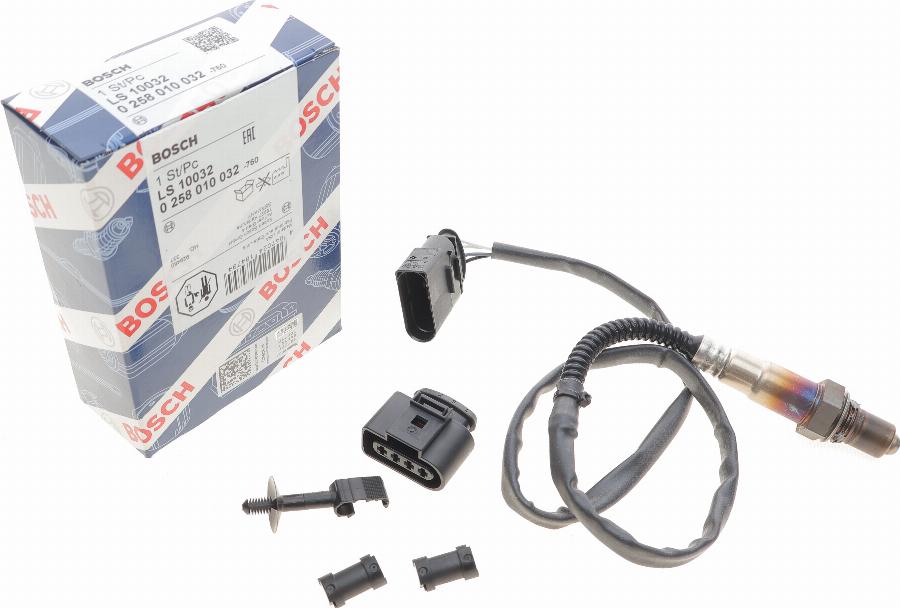 BOSCH 0 258 010 032 - Lambda Sensor www.autospares.lv