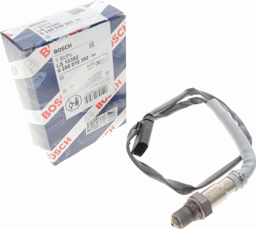 BOSCH 0 258 010 392 - Lambda zonde www.autospares.lv