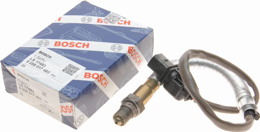 BOSCH 0 258 017 483 - Lambda zonde www.autospares.lv