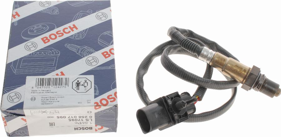 BOSCH 0 258 017 095 - Lambda zonde www.autospares.lv