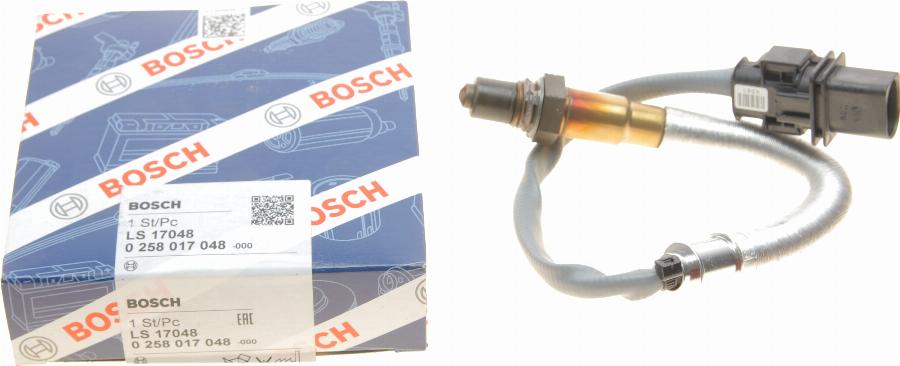 BOSCH 0 258 017 048 - Lambda Sensor www.autospares.lv