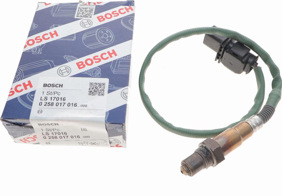 BOSCH 0 258 017 016 - Lambda zonde www.autospares.lv