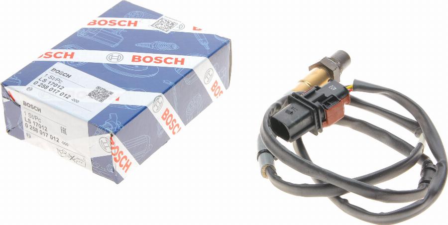 BOSCH 0 258 017 012 - Lambda Sensor www.autospares.lv