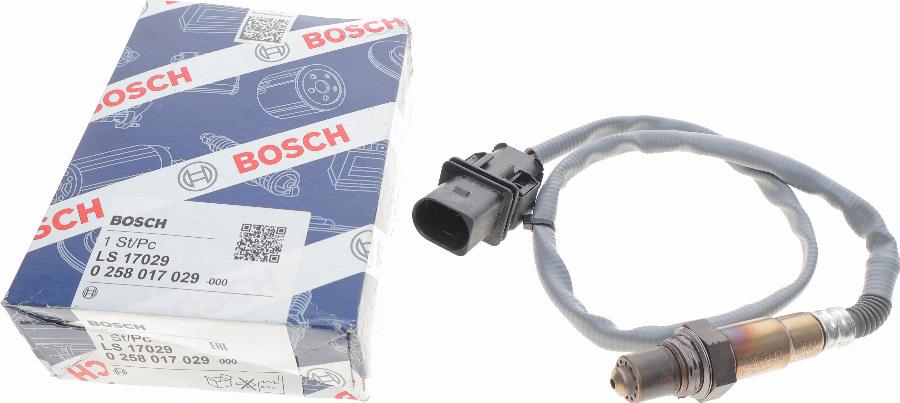 BOSCH 0 258 017 029 - Lambda zonde autospares.lv