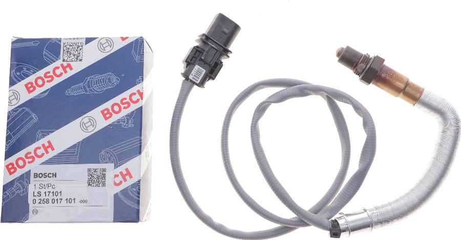 BOSCH 0 258 017 101 - Lambda zonde www.autospares.lv