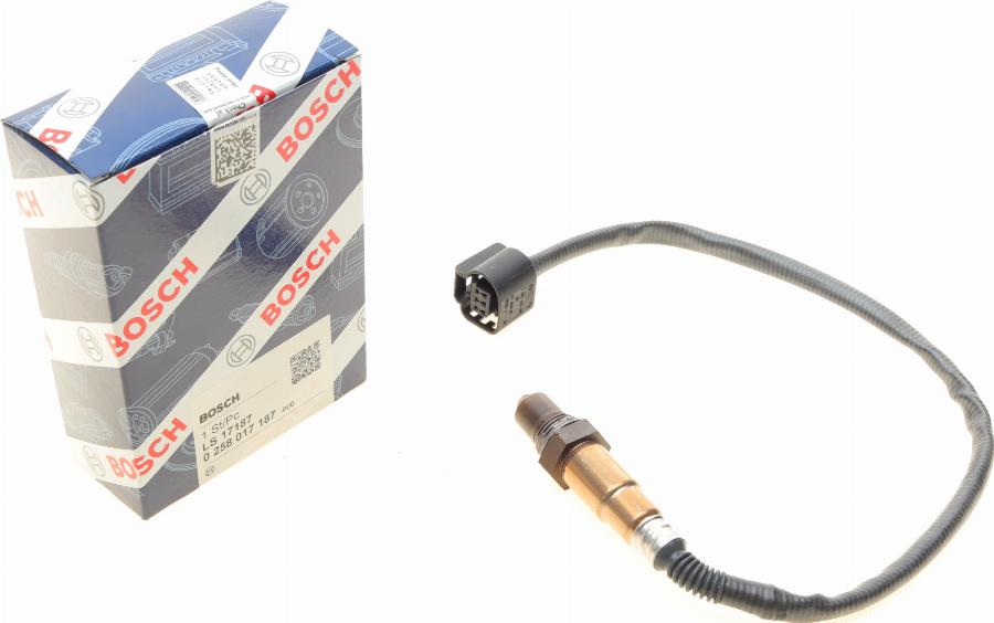 BOSCH 0 258 017 187 - Lambda Sensor www.autospares.lv