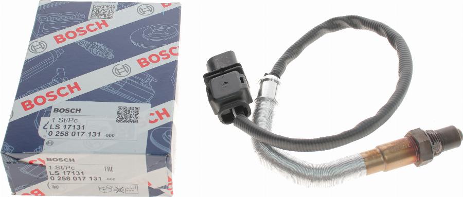 BOSCH 0 258 017 131 - Lambda zonde autospares.lv