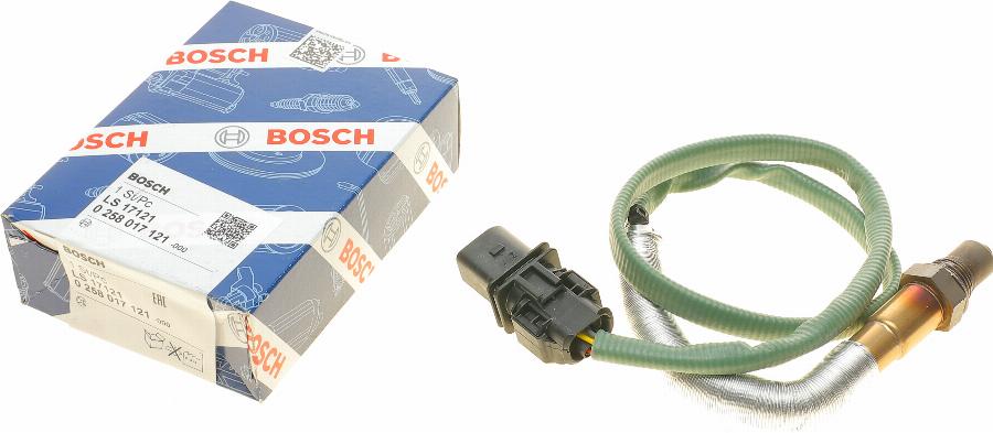 BOSCH 0 258 017 121 - Lambda zonde www.autospares.lv