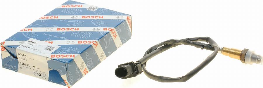 BOSCH 0 258 017 178 - Лямбда-зонд, датчик кислорода www.autospares.lv