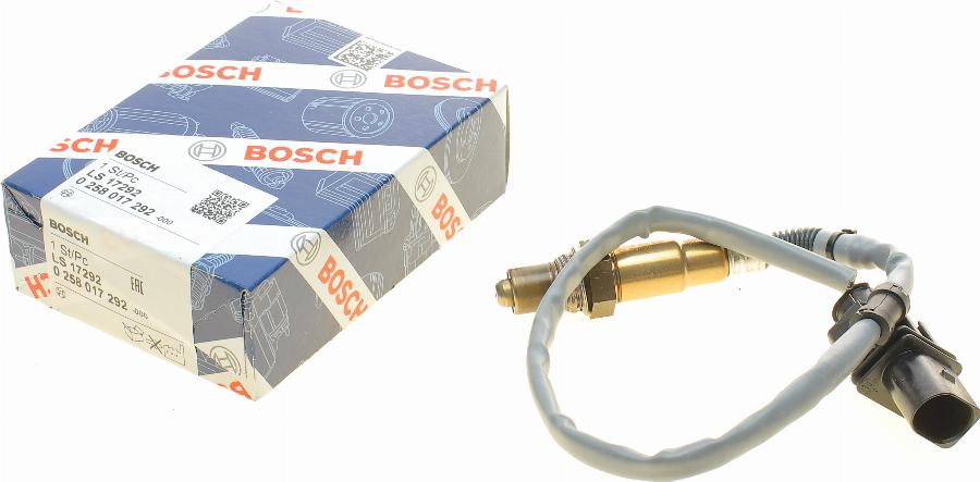 BOSCH 0 258 017 292 - Лямбда-зонд, датчик кислорода www.autospares.lv