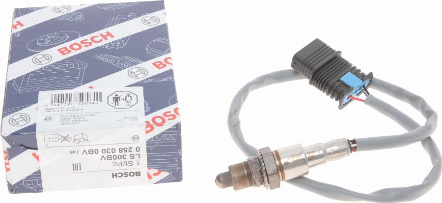 BOSCH 0 258 030 0BV - Lambda zonde www.autospares.lv