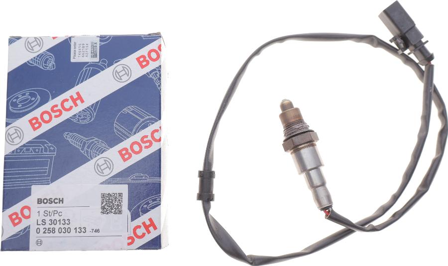 BOSCH 0 258 030 133 - Лямбда-зонд, датчик кислорода www.autospares.lv