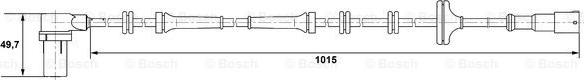 BOSCH 0 265 006 306 - Devējs, Riteņu griešanās ātrums www.autospares.lv