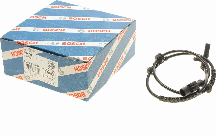 BOSCH 0 265 008 089 - Devējs, Riteņu griešanās ātrums www.autospares.lv