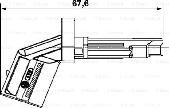 BOSCH 0 265 007 930 - Devējs, Riteņu griešanās ātrums www.autospares.lv