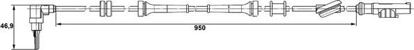 BOSCH 0265007485 - Devējs, Riteņu griešanās ātrums www.autospares.lv