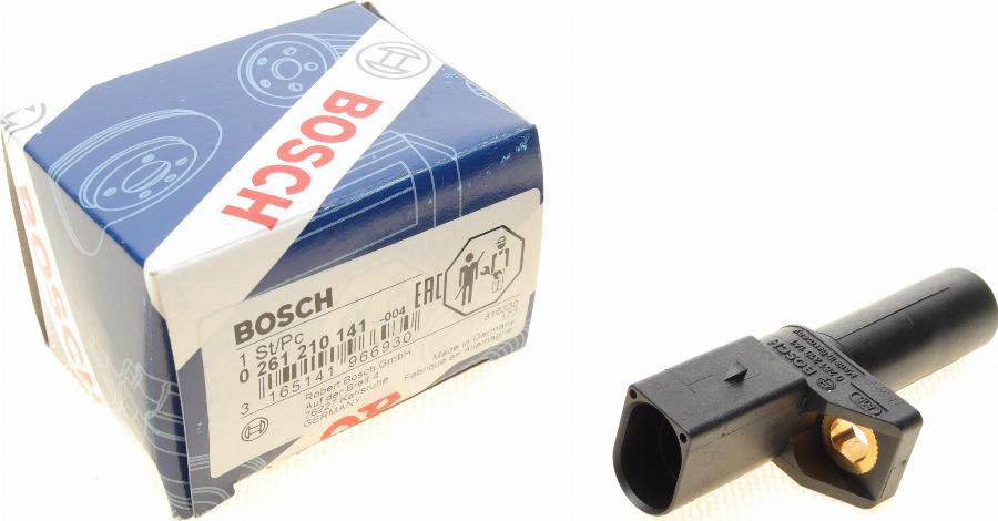 BOSCH 0 261 210 141 - Датчик импульсов, коленвал www.autospares.lv