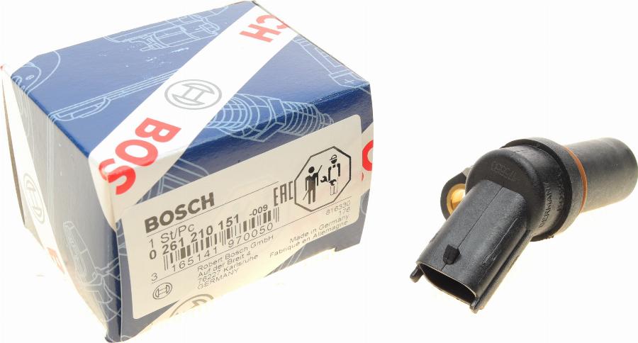 BOSCH 0 261 210 151 - Impulsu devējs, Kloķvārpsta www.autospares.lv