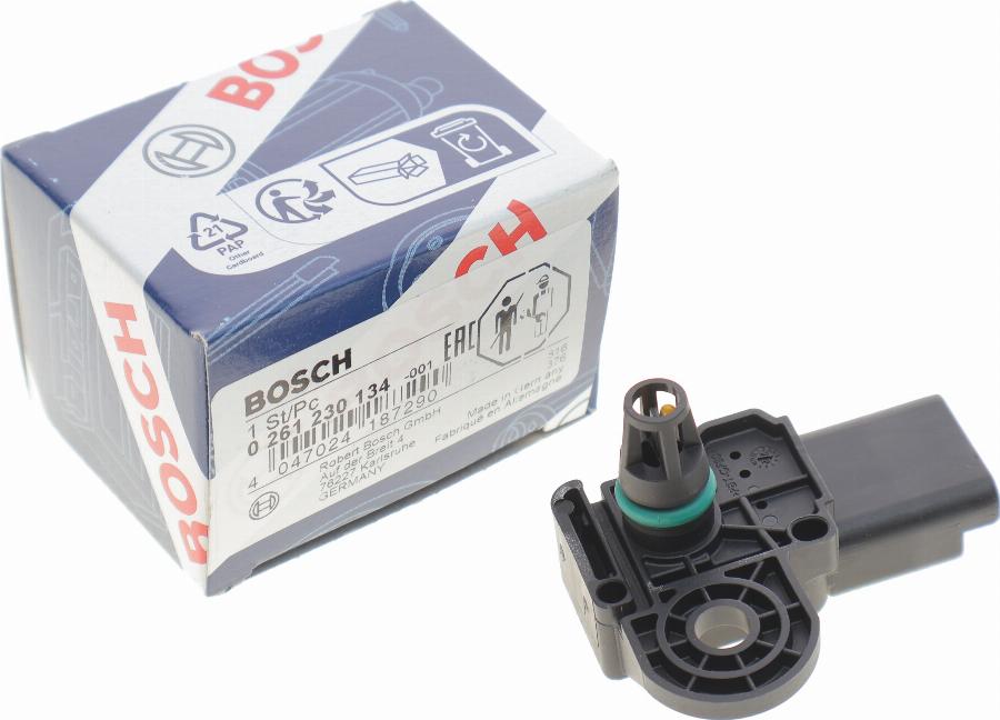 BOSCH 0 261 230 134 - Devējs, Pūtes spiediens www.autospares.lv