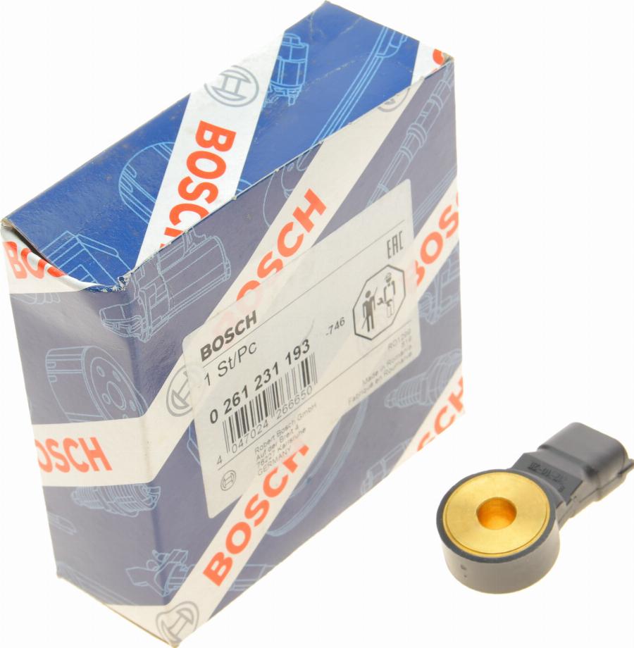 BOSCH 0 261 231 193 - Detonācijas devējs www.autospares.lv