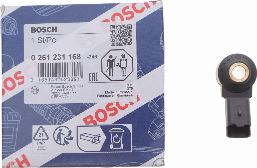 BOSCH 0 261 231 168 - Detonācijas devējs www.autospares.lv