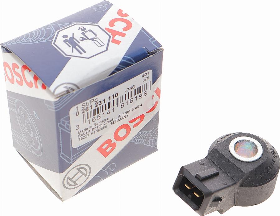 BOSCH 0 261 231 110 - Knock Sensor www.autospares.lv