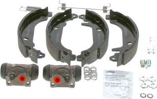 BOSCH 0 204 113 573 - Bremžu loku komplekts www.autospares.lv