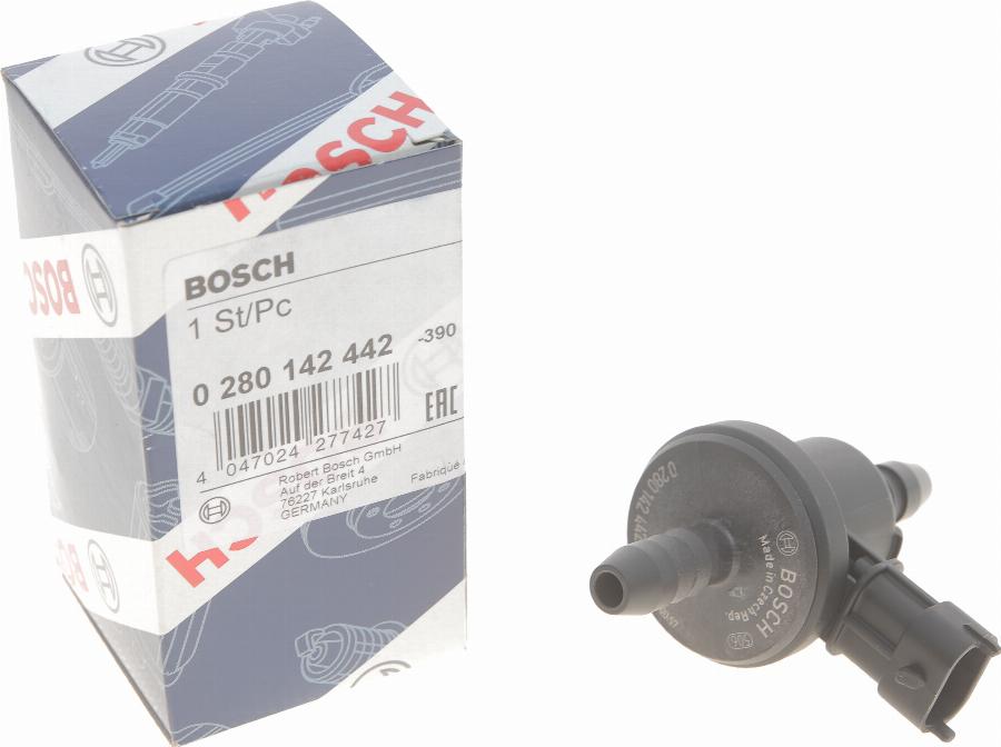 BOSCH 0 280 142 442 - Ventilācijas vārsts, Degvielas tvertne www.autospares.lv