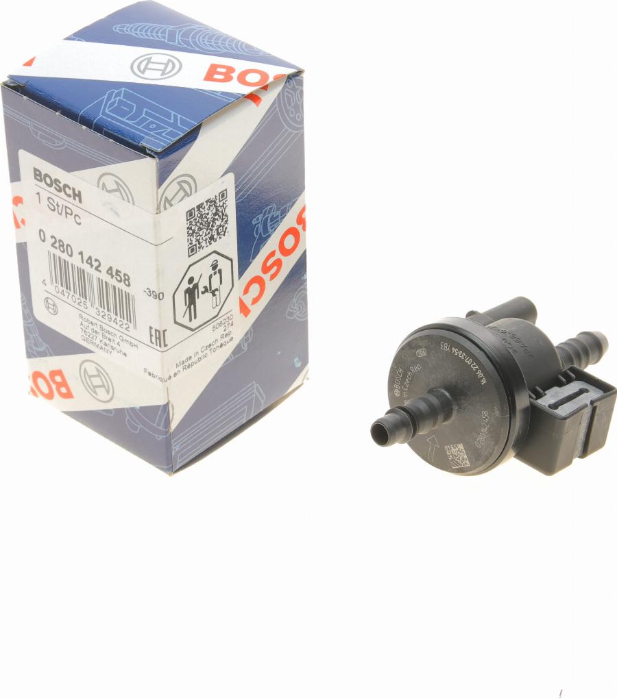 BOSCH 0 280 142 458 - Ventilācijas vārsts, Degvielas tvertne www.autospares.lv