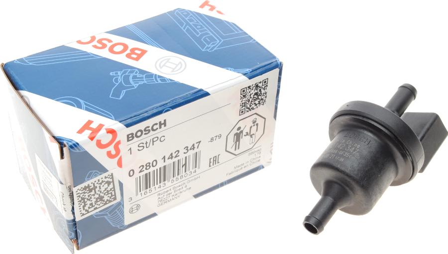 BOSCH 0 280 142 347 - Ventilācijas vārsts, Degvielas tvertne www.autospares.lv