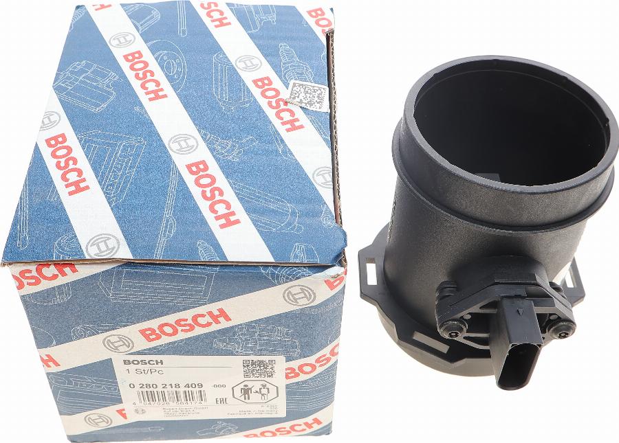 BOSCH 0 280 218 409 - Gaisa masas mērītājs www.autospares.lv