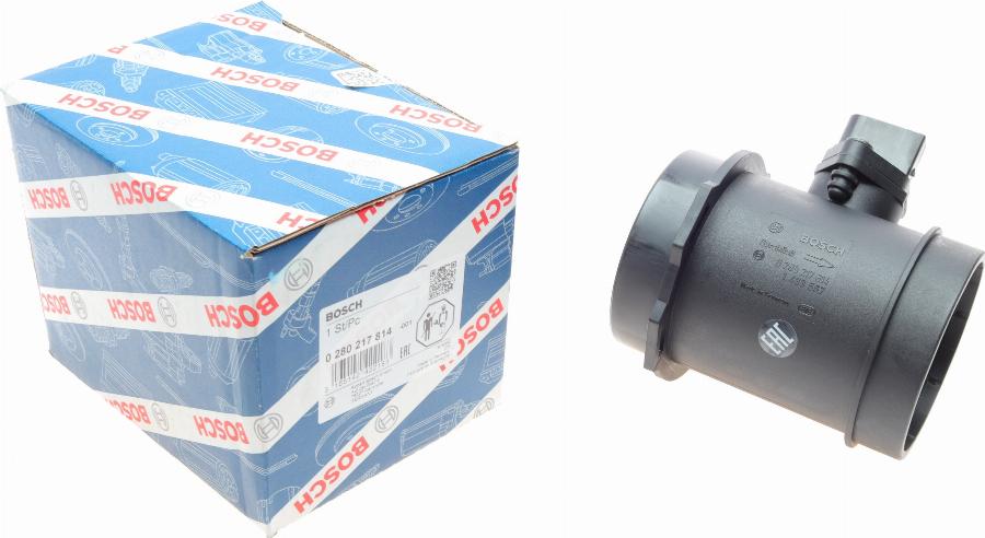 BOSCH 0 280 217 814 - Gaisa masas mērītājs www.autospares.lv